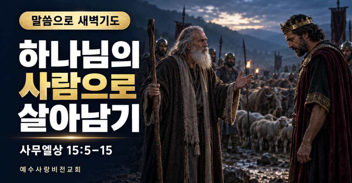 하나님의 사람으로 살아남기