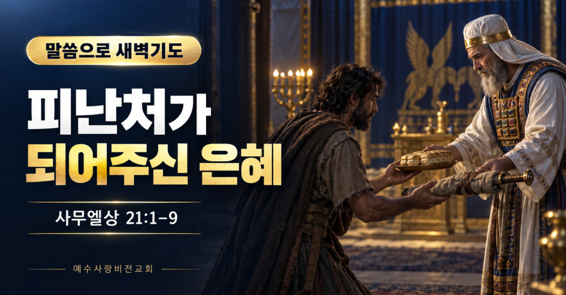 피난처가 되어주신 은혜