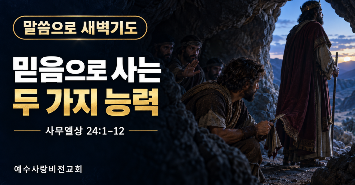 믿음으로 사는 두 가지 능력