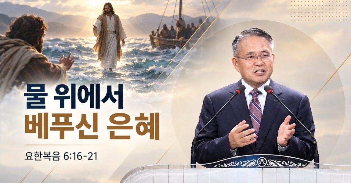물 위에서 베푸신 은혜